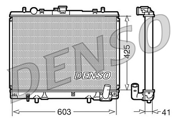 Радиатор охлаждения DENSO DRM45019