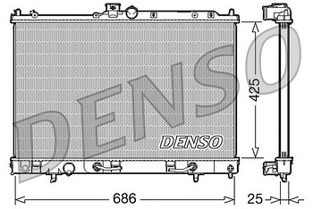 Радиатор охлаждения DENSO DRM45027