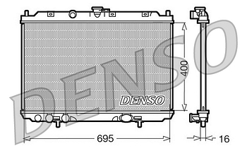 Радиатор охлаждения DENSO DRM46013
