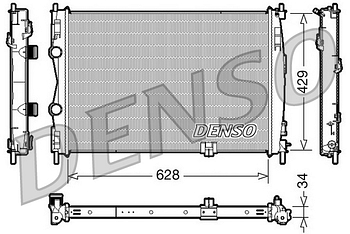 Радиатор охлаждения DENSO DRM46017