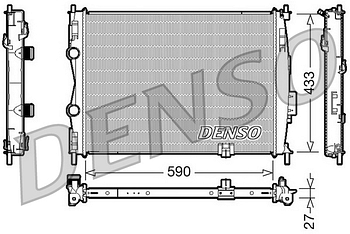 Радиатор охлаждения DENSO DRM46019