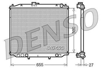 Радиатор охлаждения DENSO DRM46020