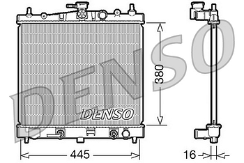 Радиатор охлаждения DENSO DRM46021