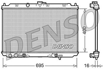 Радиатор охлаждения DENSO DRM46026