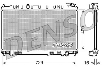 Радиатор охлаждения DENSO DRM46033