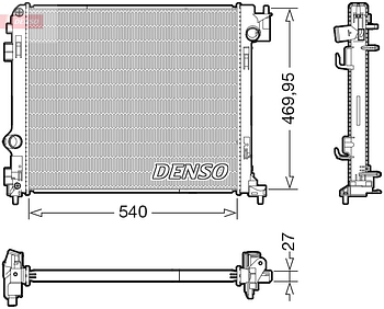 Радиатор охлаждения DENSO DRM46065
