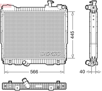 Радиатор охлаждения DENSO DRM46074
