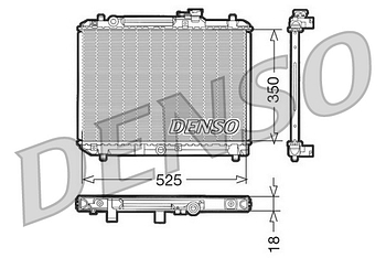 Радиатор охлаждения DENSO DRM47001