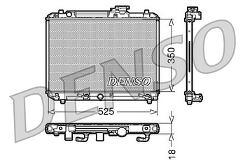 Радиатор охлаждения DENSO DRM47002