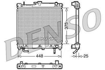 Радиатор охлаждения DENSO DRM47003