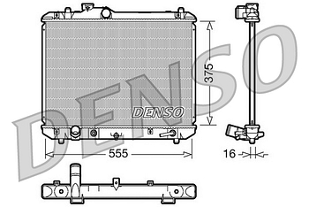 Радиатор охлаждения DENSO DRM47007