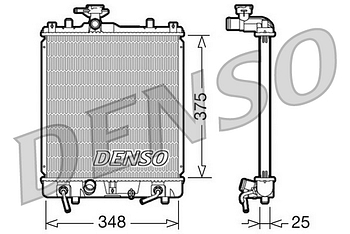Радиатор охлаждения DENSO DRM47009