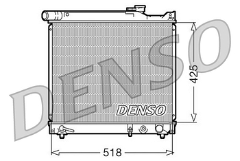 Радиатор охлаждения DENSO DRM47012