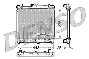 Радиатор охлаждения DENSO DRM47014