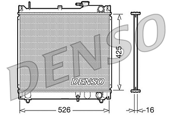 Радиатор охлаждения DENSO DRM47015