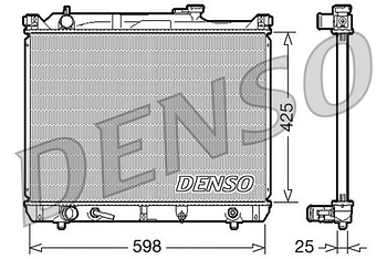 Радиатор охлаждения DENSO DRM47021