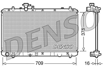 Радиатор охлаждения DENSO DRM47023
