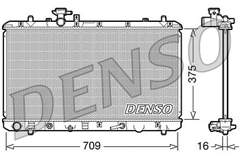 Радиатор охлаждения DENSO DRM47024