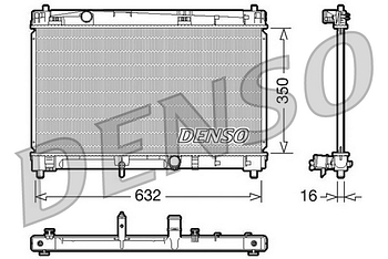 Радиатор охлаждения DENSO DRM50009