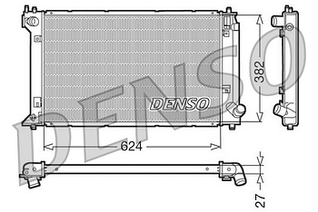 Радиатор охлаждения DENSO DRM50019