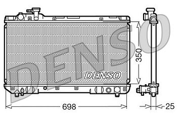 Радиатор охлаждения DENSO DRM50020