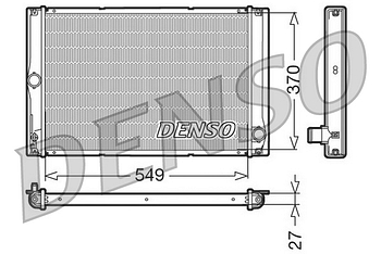 Радиатор охлаждения DENSO DRM50023