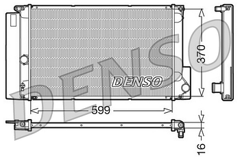 Радиатор охлаждения DENSO DRM50026