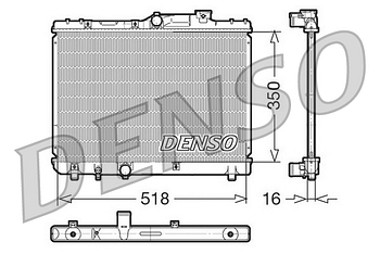 Радиатор охлаждения DENSO DRM50029