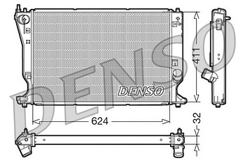 Радиатор охлаждения DENSO DRM50032