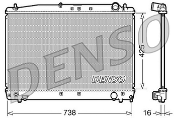 Радиатор охлаждения DENSO DRM50033