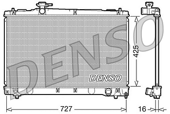 Радиатор охлаждения DENSO DRM50034