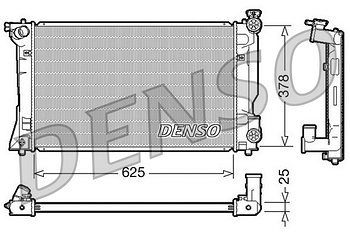 Радиатор охлаждения DENSO DRM50035