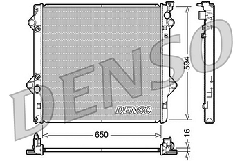 Радиатор охлаждения DENSO DRM50036