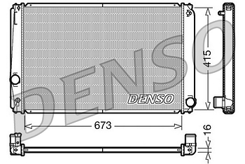 Радиатор охлаждения DENSO DRM50051