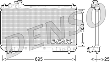Радиатор охлаждения DENSO DRM50062