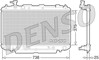 Радиатор охлаждения DENSO DRM50064