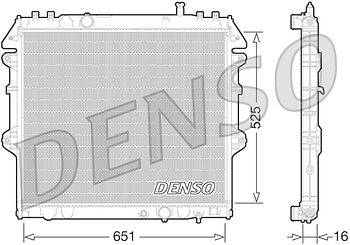 Радиатор охлаждения DENSO DRM50069