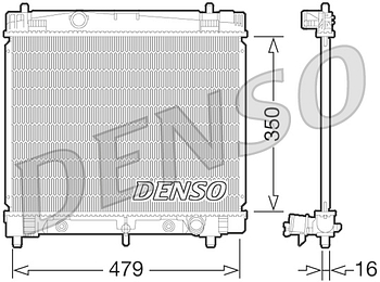 Радиатор охлаждения DENSO DRM50070