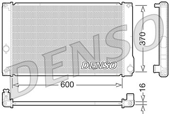 Радиатор охлаждения DENSO DRM50076