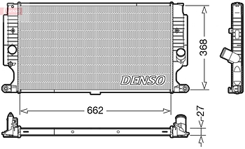 Радиатор охлаждения DENSO DRM50090