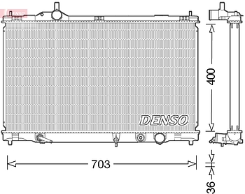 Радиатор охлаждения DENSO DRM50095