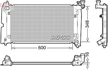 Радиатор охлаждения DENSO DRM50110