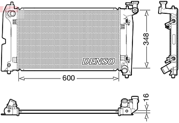 Радиатор охлаждения DENSO DRM50111