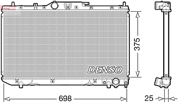 Радиатор охлаждения DENSO DRM50114