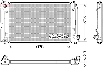 Радиатор охлаждения DENSO DRM50119