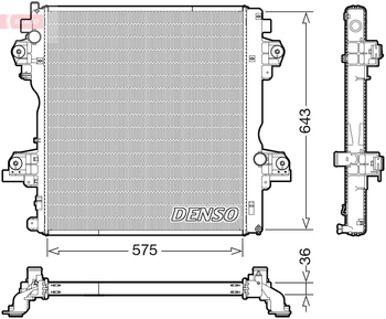 Радиатор охлаждения DENSO DRM50140