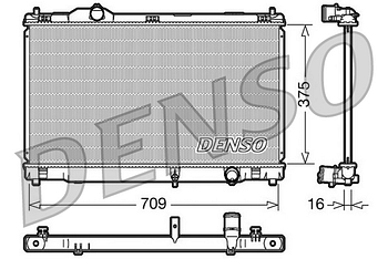 Радиатор охлаждения DENSO DRM51001