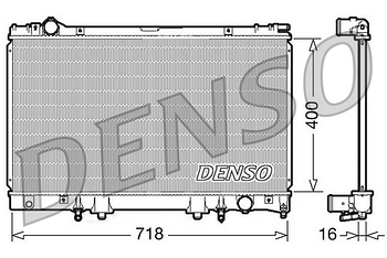 Радиатор охлаждения DENSO DRM51002