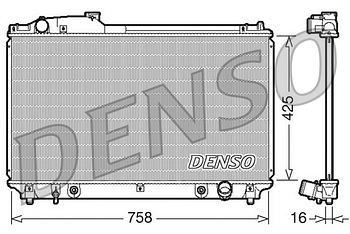 Радиатор охлаждения DENSO DRM51003