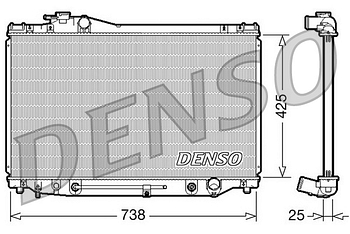Радиатор охлаждения DENSO DRM51007